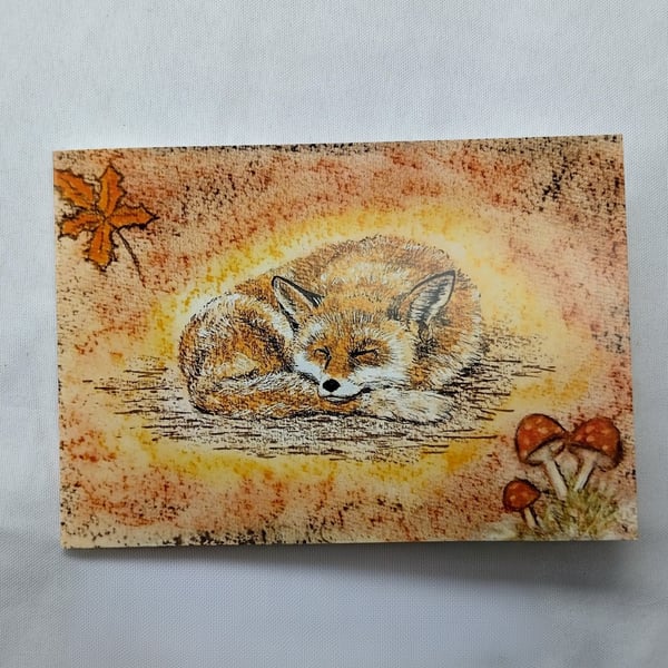 Sleepy - Greetings Card