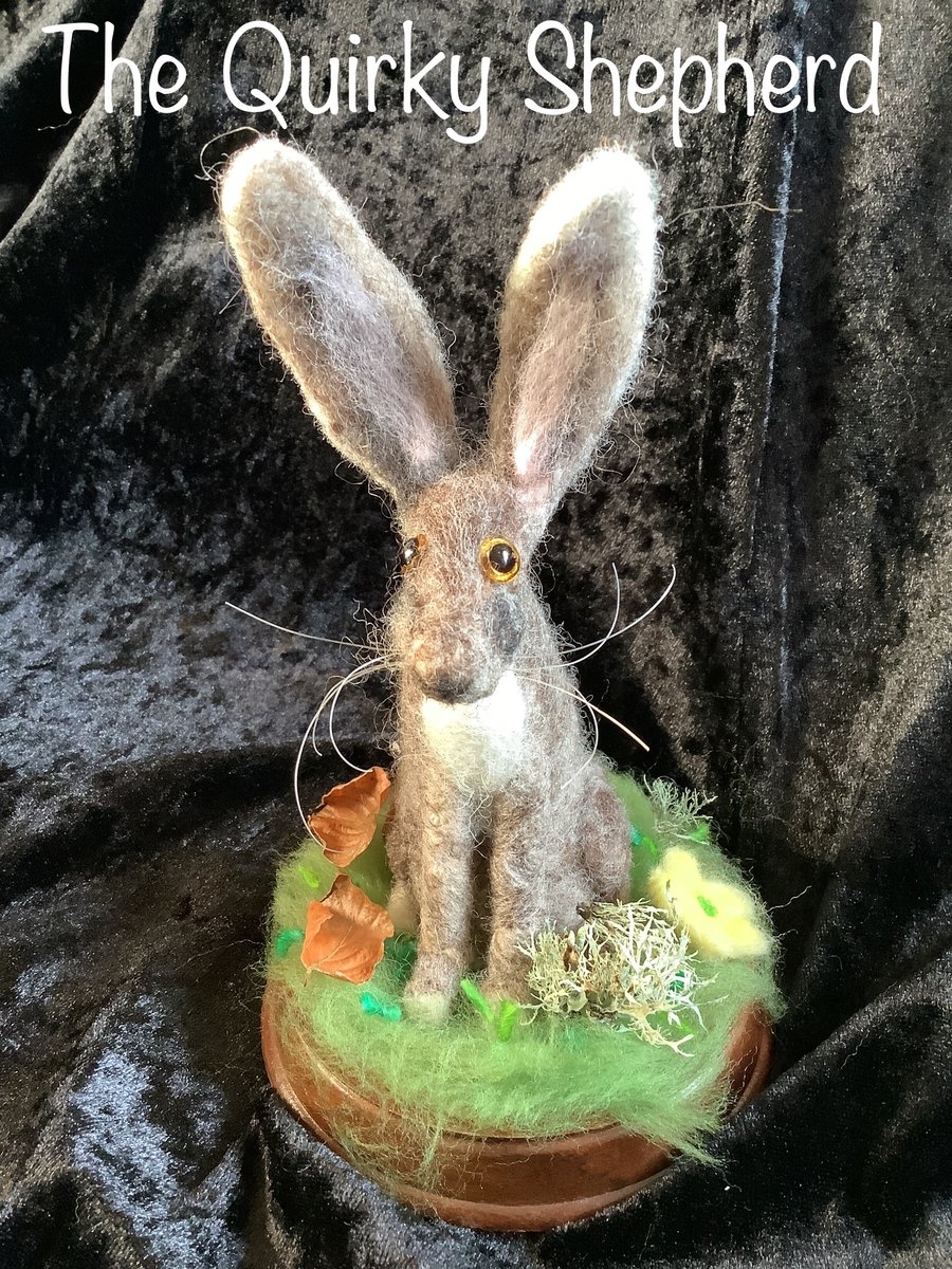 Needle Felted Hare