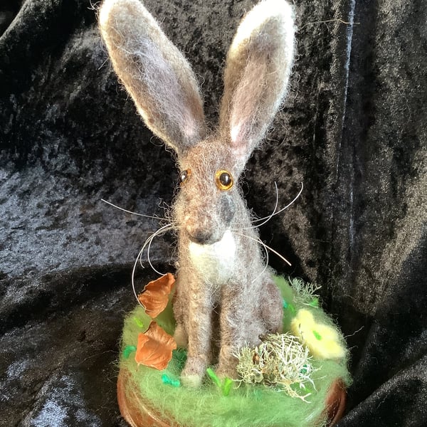 Needle Felted Hare