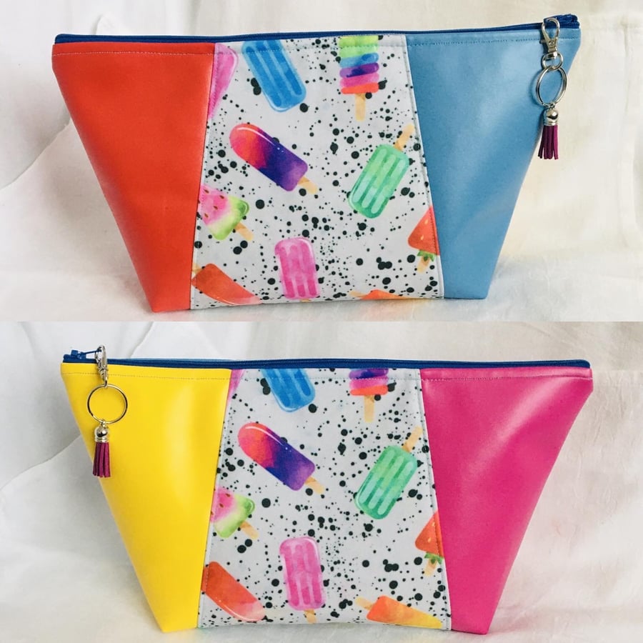 One Fun Bright Toiletries Bag, Colourful Wash Bag, Exclusive Wash Bag, Gift Idea