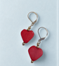 Red Heart Earrings  - Image 3