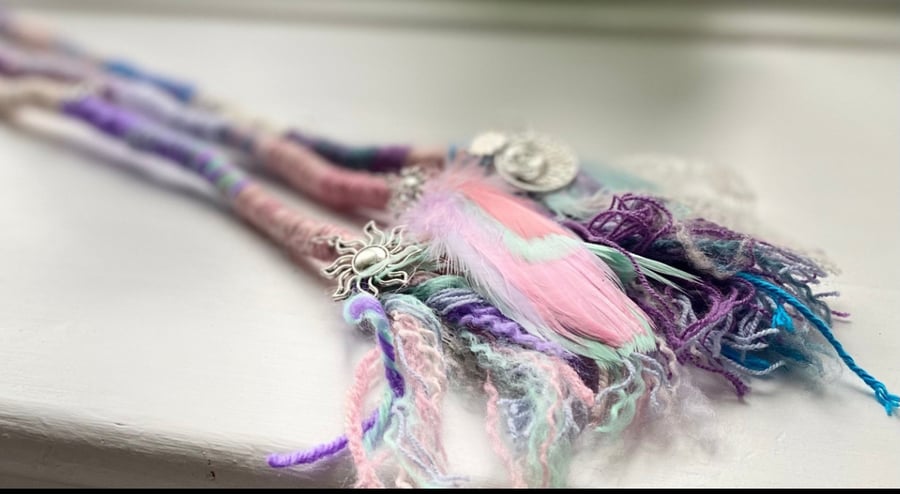 Paste dreadlock hair wrap, one single ended dread