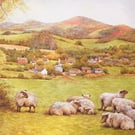 Below the Malvern Hills . Special Edition Signed Print