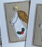 Embroidered Angel Christmas Card - Image 4