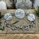 Silver Hares Bracelet