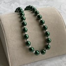 Green & White necklace 
