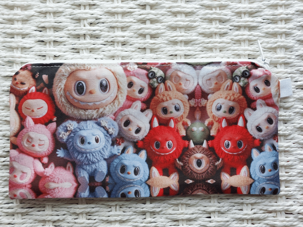 Monster Elves Toys Cotton Pencil Case or Small Make Up Bag.