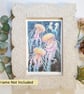 Jellyfish drawing, original art letterbox gift, small artwork