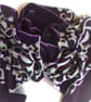 LIMITED EDITION SILK VISCOSE DEVORE VELVET SCARF - Image 3