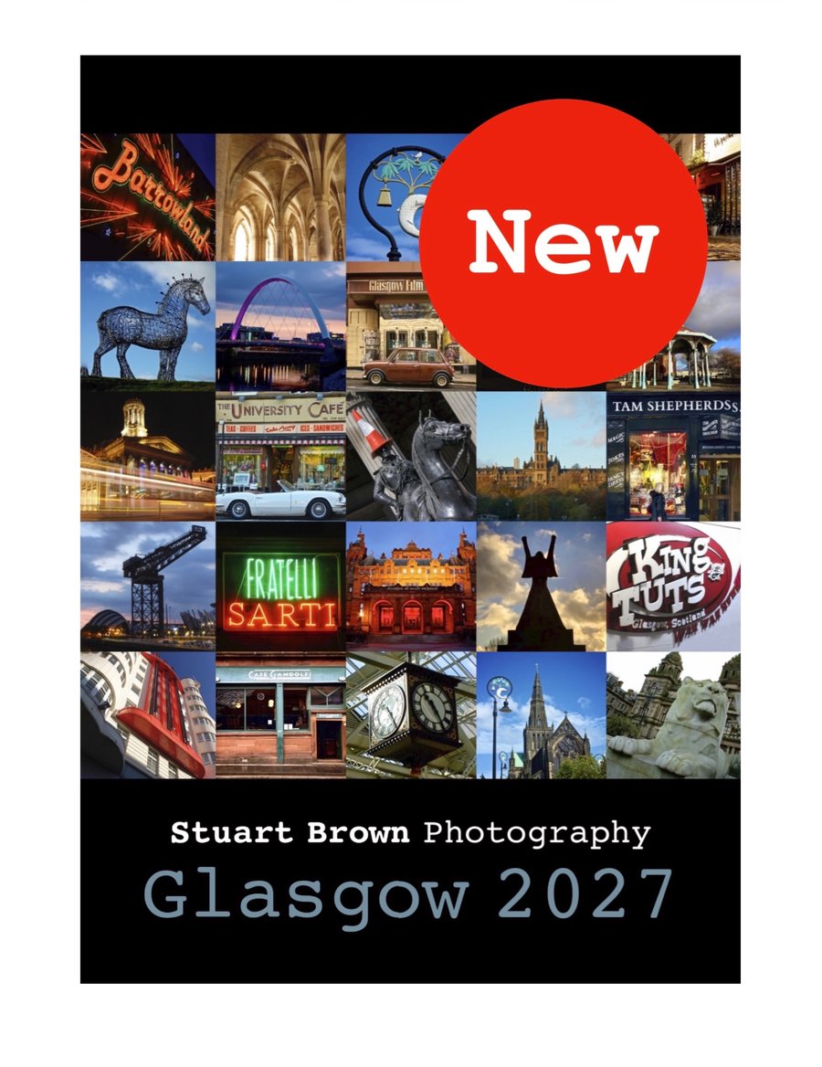 Glasgow 2027 Calendar FREE DELIVERY