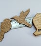 'Laser Tweet' magnet - Psalm 4:8 - Image 3