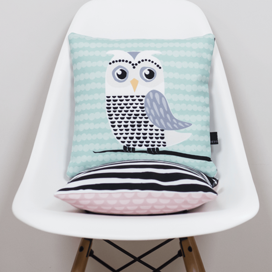 Owl cushion - kids cushions - modern nursery decor