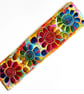 Handmade Embroidered Fabric Bookmark Textile Art Book Lover Gift  - Image 4