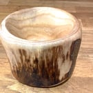 Unique Woodturned Live edged key or treasure pot