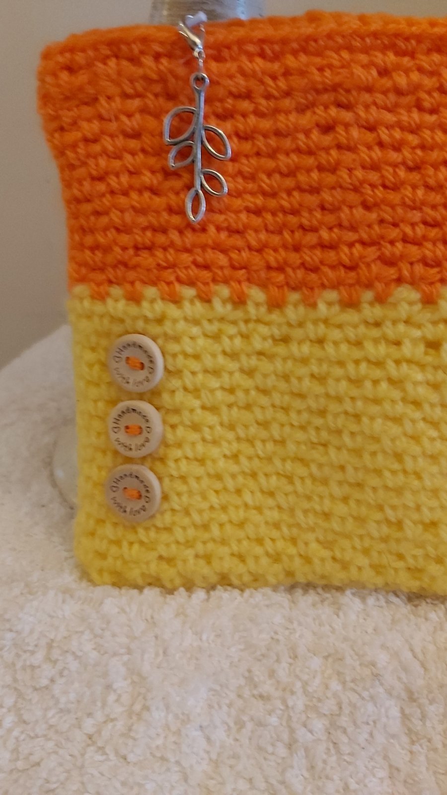 Crochet zipper case