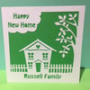 Personalised New Home Card