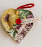 Handmade Vintage Heart Christmas tree decorations  - Image 9