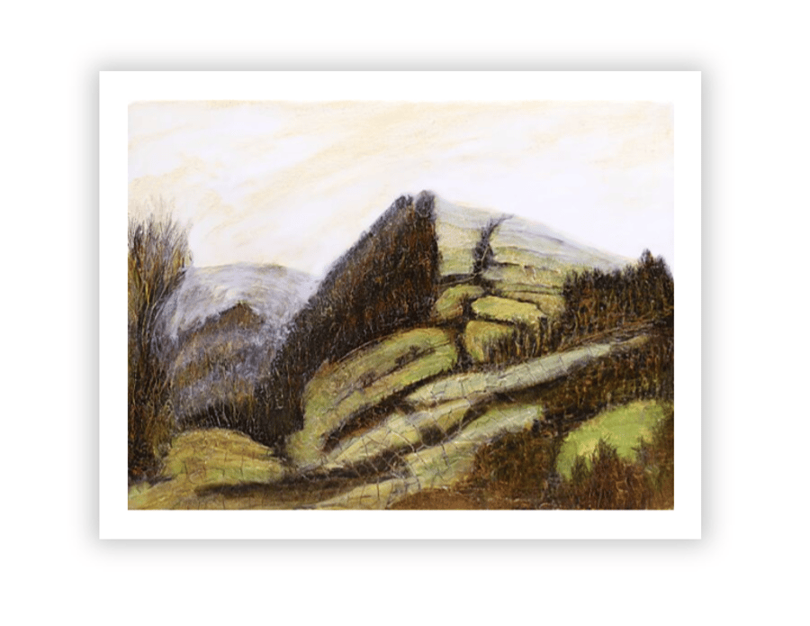 Giclée Print - Mallwyd Hill (18"x13.5")