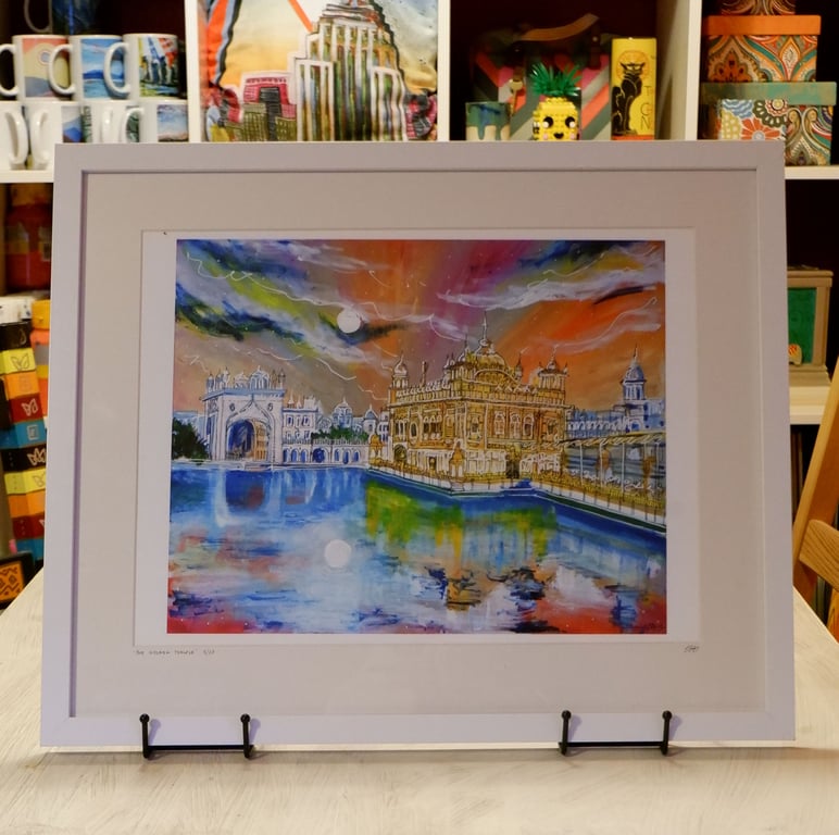 The Golden Temple Limited Edition Print - Framed 
