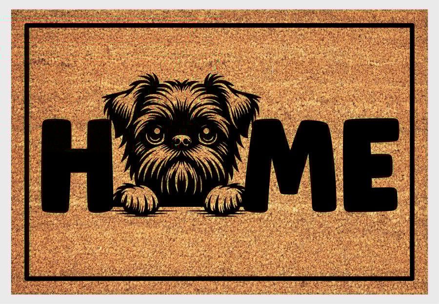 Brussels Griffon Home Door Mat - Brussels Griffon Welcome Mat - 3 Sizes