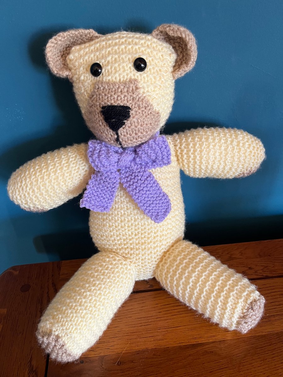Beautiful Hand Knitted Teddy Bear