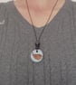 Clay Little Bird Pendant Necklaces, Essential Oil Diffuser, Vegan Friendly - Image 2