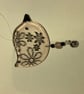 Handmade Fused Glass Beaded Hanging Bird Decoration - Image 7