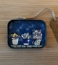 Mini mosaic in tabacco tin - Image 1