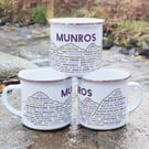 Munros enamelled tin mug - Seconds Sunday