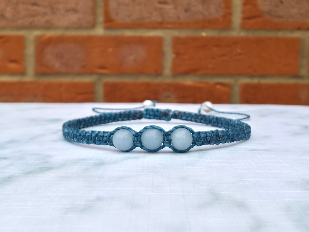 Angelite Shambala Bracelet