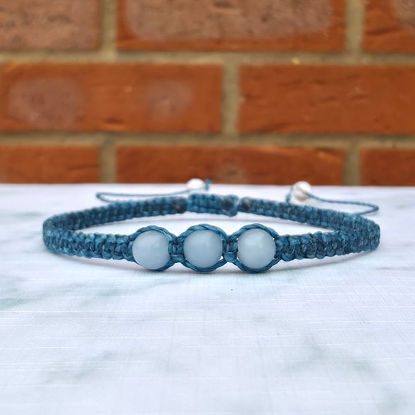 Angelite Shambala Bracelet
