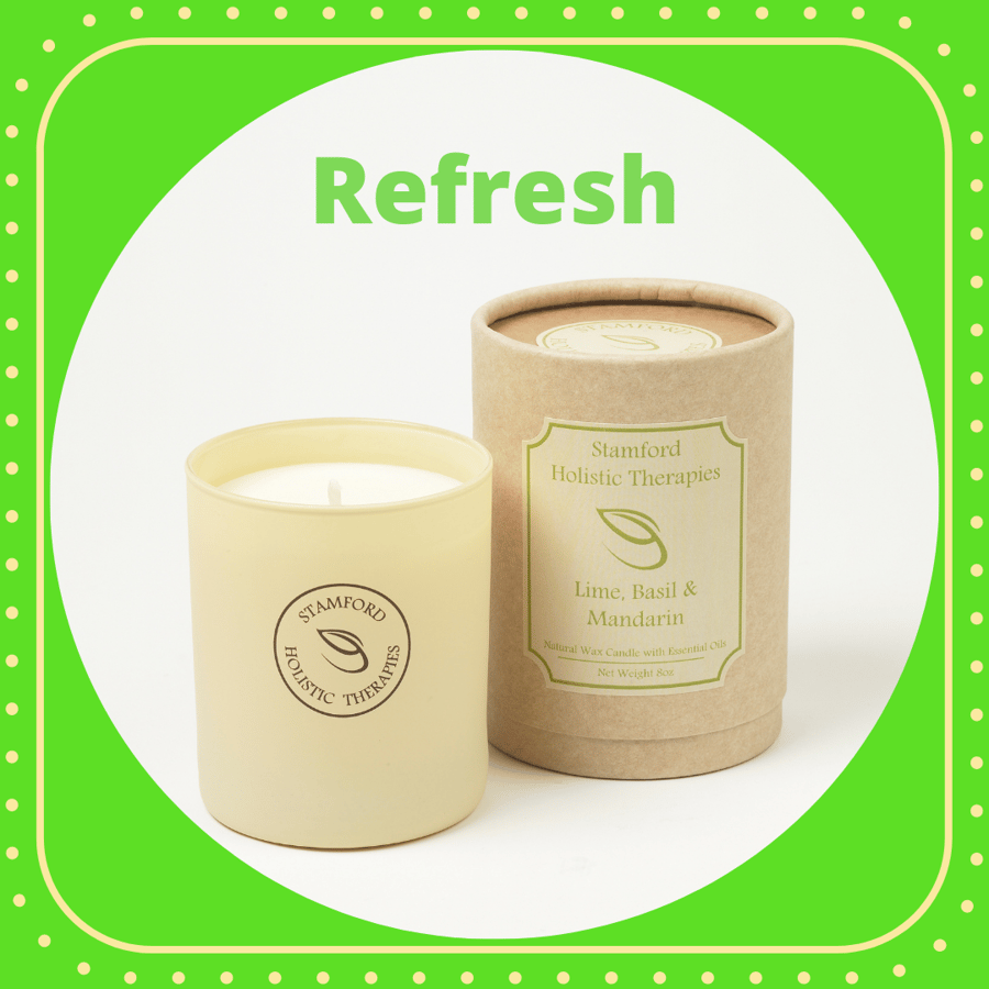 Lime, Basil & Mandarin Aromatherapy Jar Candle