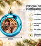 Personalised Photo Bauble - Christmas Keepsake Decoration with Your Own Picture - Image 5