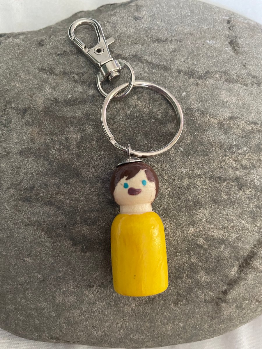 Peg Doll Keyring Mini