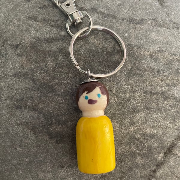 Peg Doll Keyring Mini