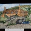 ACEO Original Allerford, near Porlock, Exmoor, watercolour