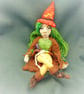 Woodland Folk Doll, Felted Wise Woman, Forest Woman Figurine - Image 9