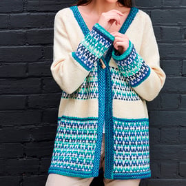 Porto Cardigan Knitting Pattern