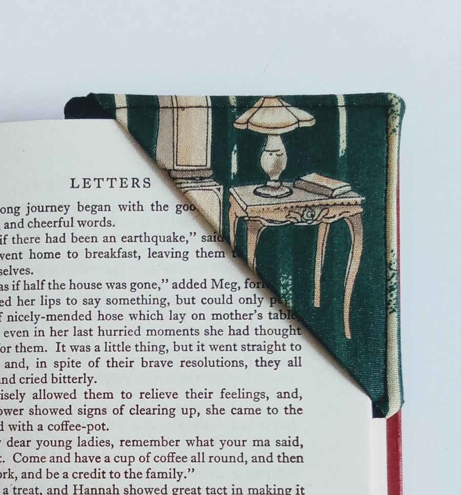 Corner bookmark, bookmark, pocket money gift, teacher, book lover