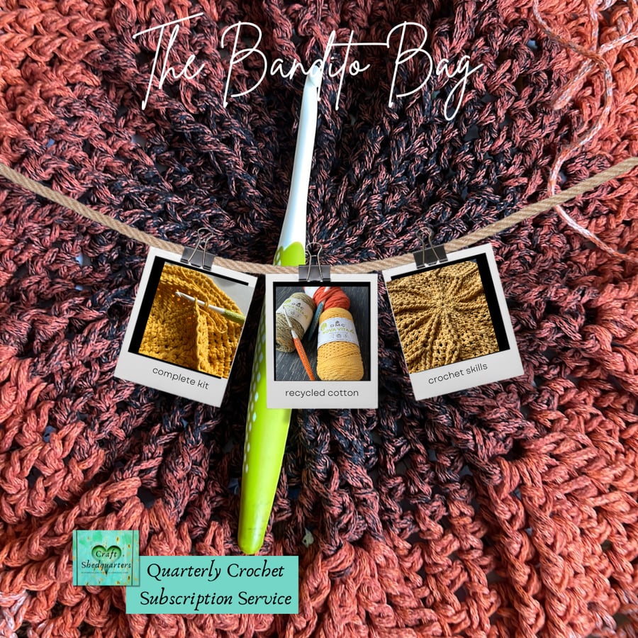 Bandito Bag – All Inclusive Crochet Kit