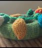 Mini knitted Christmas wreath - Image 3