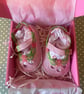 Handmade Free-Standing Lace Baby Shoes  - Image 1