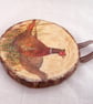 Decoupaged Pheasant Wall Decoration. - Image 2