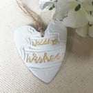 Wedding Gift tag, Wedding gift, Clay Keepsake ke