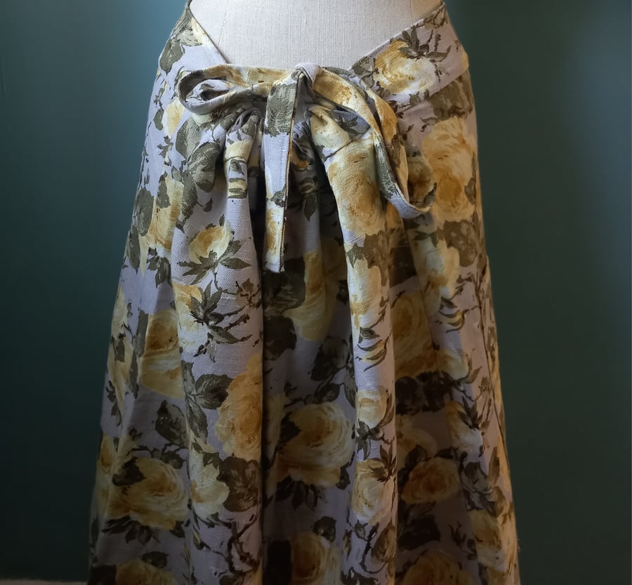 Handmade skirt.  Adjustable waist 