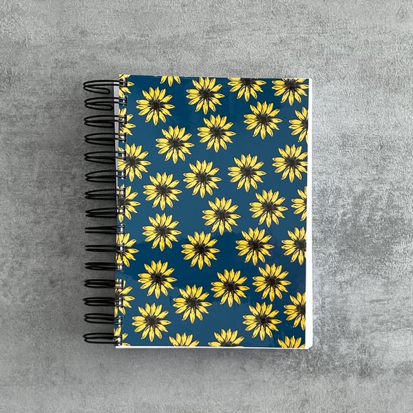 2026 A4 Day-a-Page Diary – Handmade Illustrated planner – Sunflowers