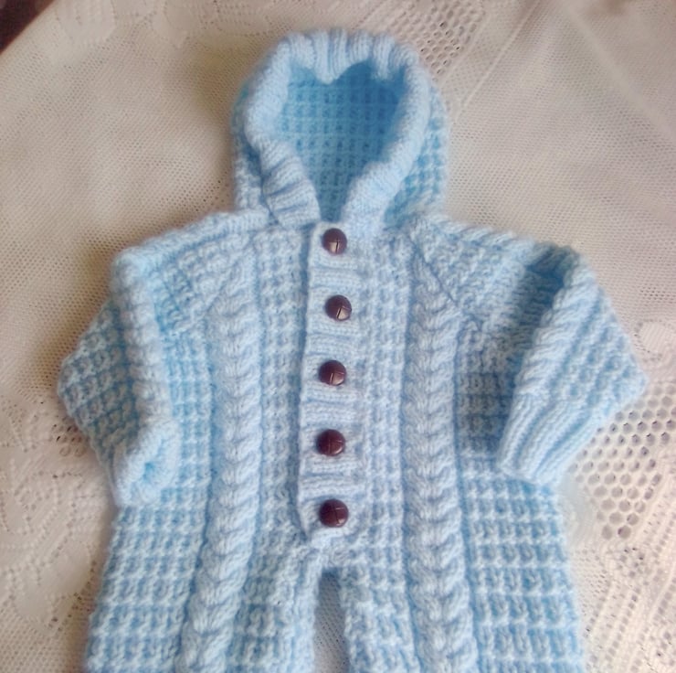 Winter Weight All in One Pram Suit for Baby, Ba... - Folksy