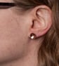 Copper disk circle studs - Image 4