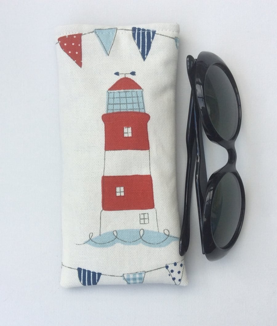 Sunglasses case, glasses case, lighthouse 