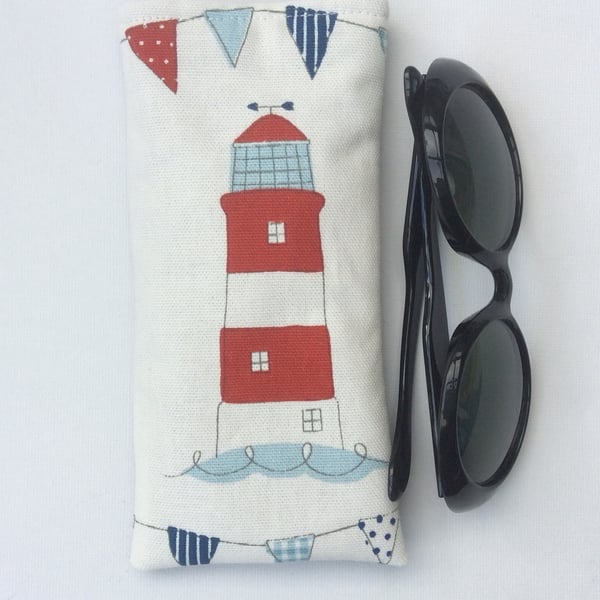 Sunglasses case, glasses case, lighthouse 